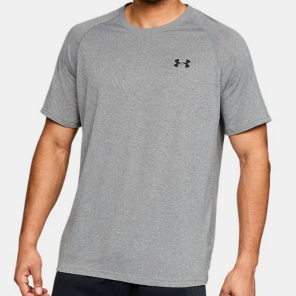 Under Armour Heather Gray Tee Men's Medium